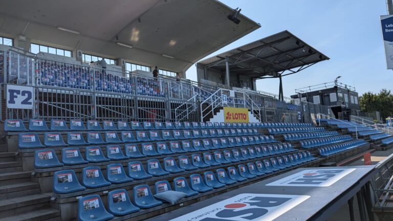 10.000 Sitzschalen für Holstein Kiel – Detailaufnahme